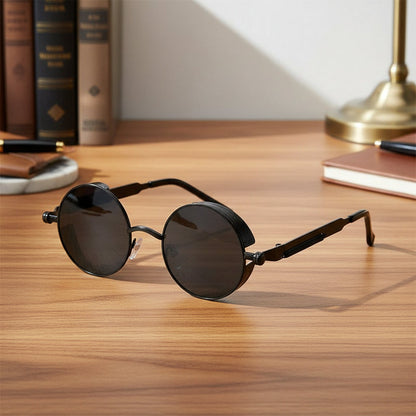 Kevin Shades Vintage Round Sunglasses