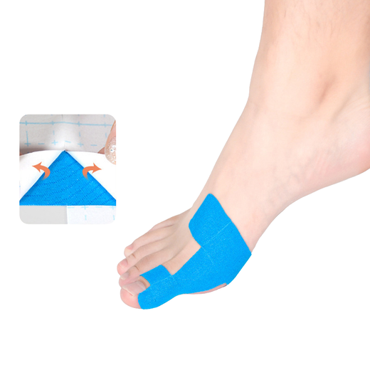 Bunion Corrector Tape, Pre-Cut Breathable Big Toe Support Strips for Everyday Wear, 80 Pieces