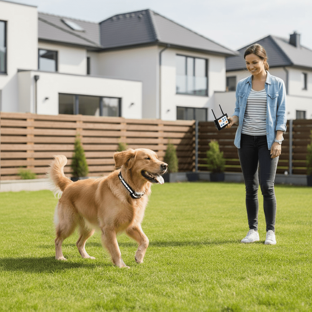 BARKZONE 300 Wireless Dog Fence & Training Collar System