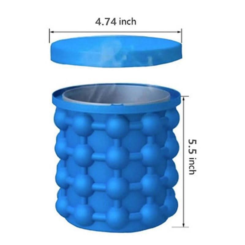 IceCube Maker 2-in-1 Silicone Ice Cube Tray