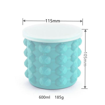 IceCube Maker 2-in-1 Silicone Ice Cube Tray