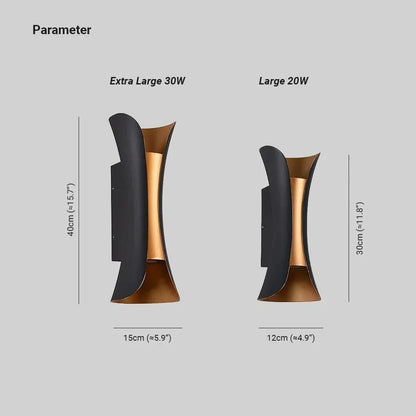 ORR CURVED LED Outdoor Wall Light