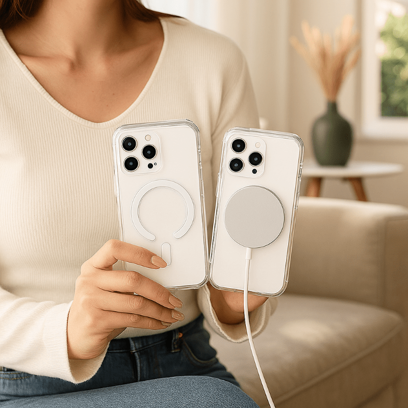 PhantomGarde Transparent MagSafe Protective Case
