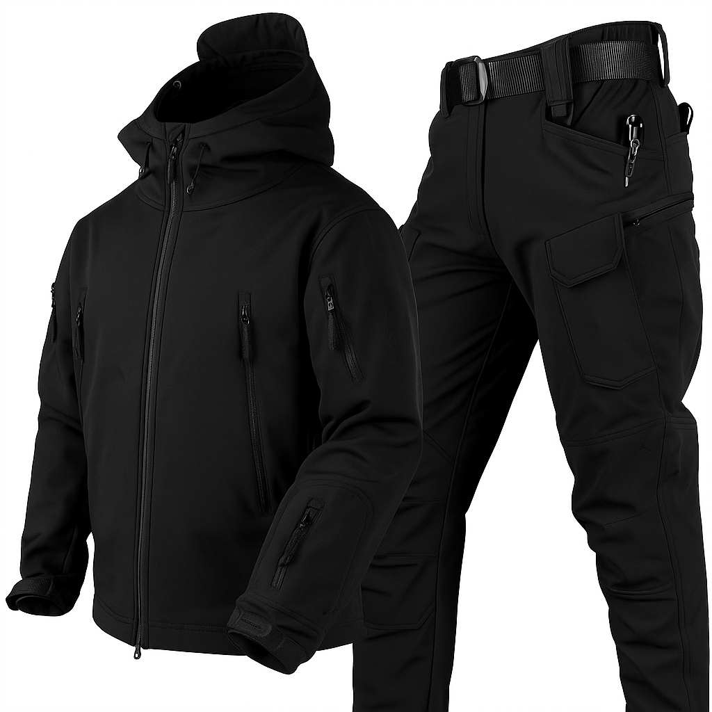Waterproof Windproof Outdoor Set with Fleece Lining