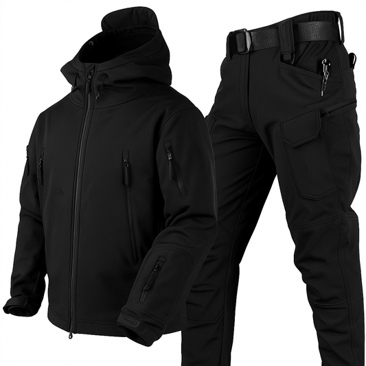 Waterproof Windproof Outdoor Set with Fleece Lining