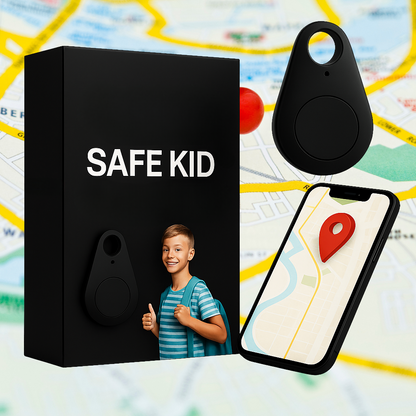 Kids GPS Tracker, Waterproof, Real-Time & SOS Alarm