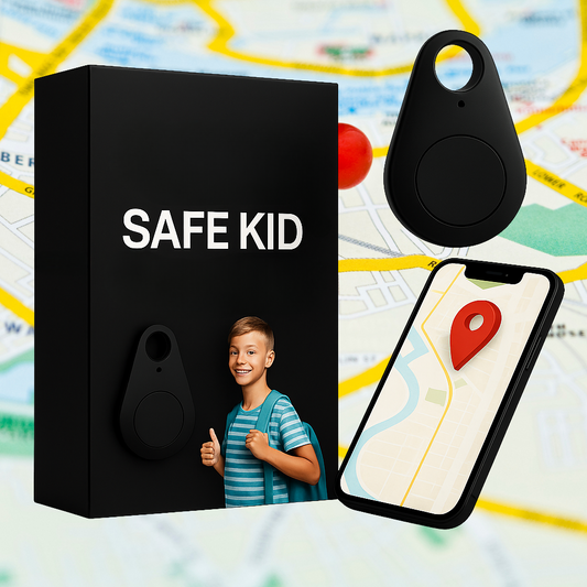 Kids GPS Tracker, Waterproof, Real-Time & SOS Alarm