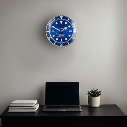 Meravis LumiCore Wall Clock Stainless Steel