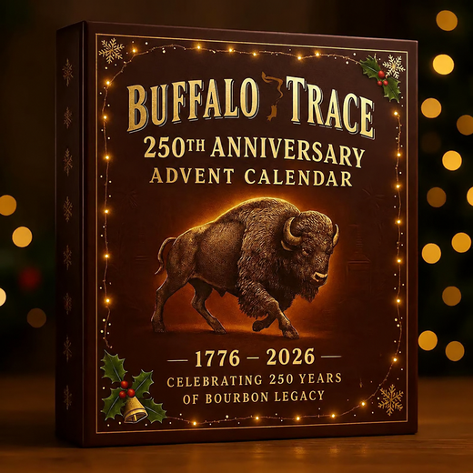 24 Day Bourbon Advent Calendar, Collector Mini Bottle Countdown for Home Bar