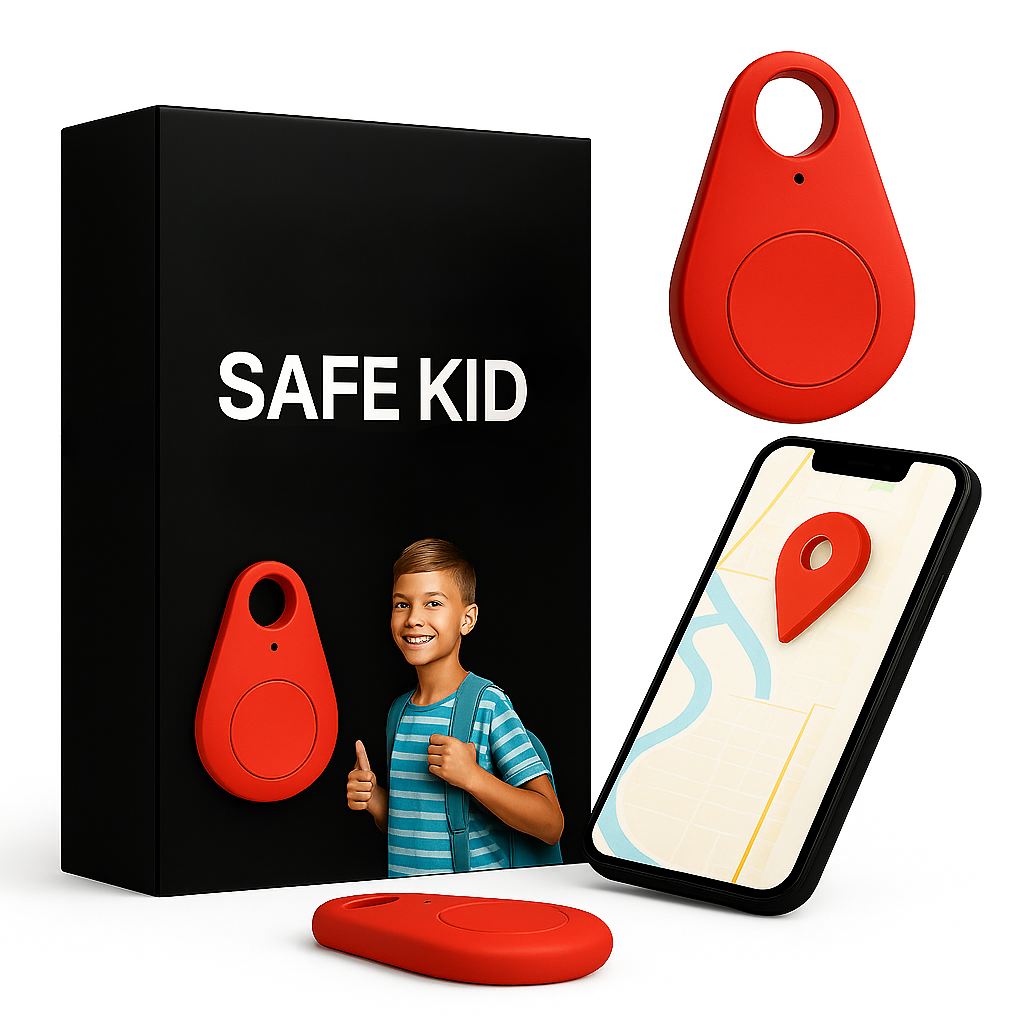 Kids GPS Tracker, Waterproof, Real-Time & SOS Alarm