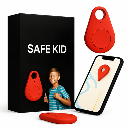 Kids GPS Tracker, Waterproof, Real-Time & SOS Alarm
