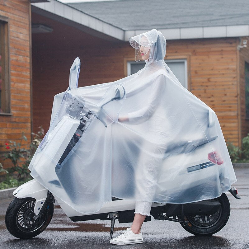 Motorcycle Rain Suit, Full Body Thick Waterproof Rain Coat