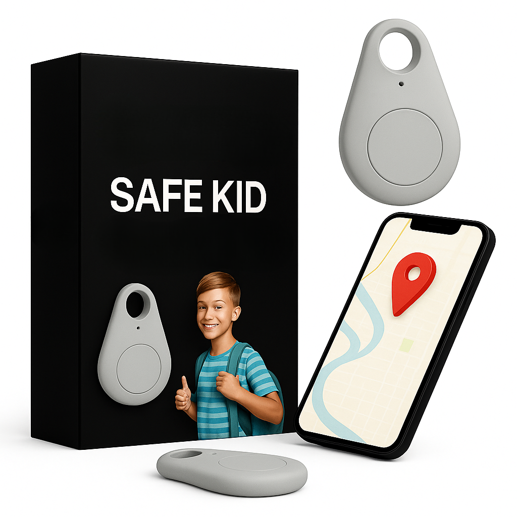 Kids GPS Tracker, Waterproof, Real-Time & SOS Alarm