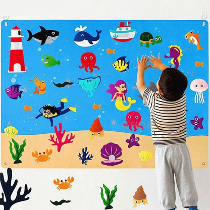 WonderWild Felt Board Animal Learning Fun