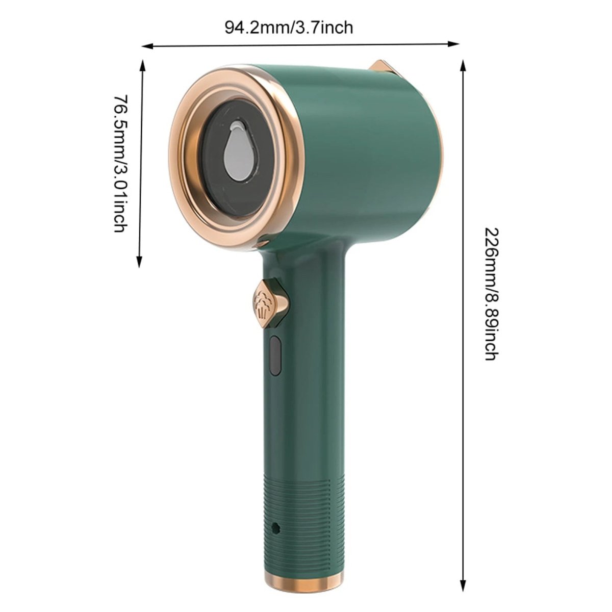 DEWRINKIQ Portable Handheld Fabric Steamer