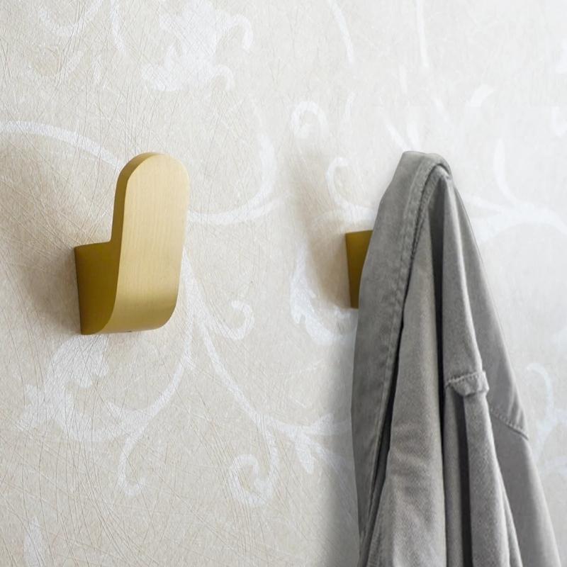 ELVANOR Golden Brass Wall Hooks