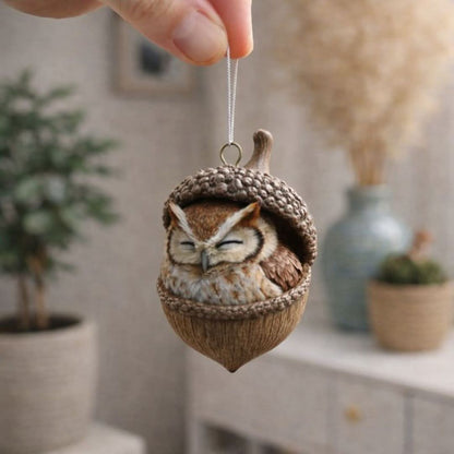 FORESTDREAM Cute Sleeping Forest Friends Figurine
