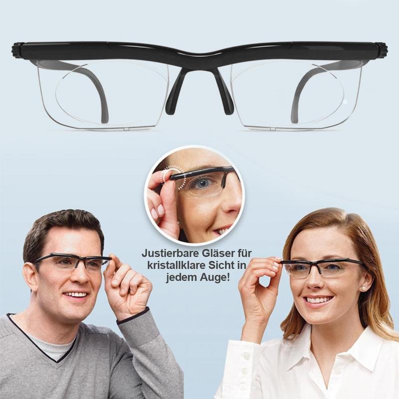 Adjustable Focus Reading Glasses, Unisex, Zoom Lens
