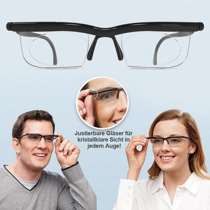 Adjustable Focus Reading Glasses, Unisex, Zoom Lens