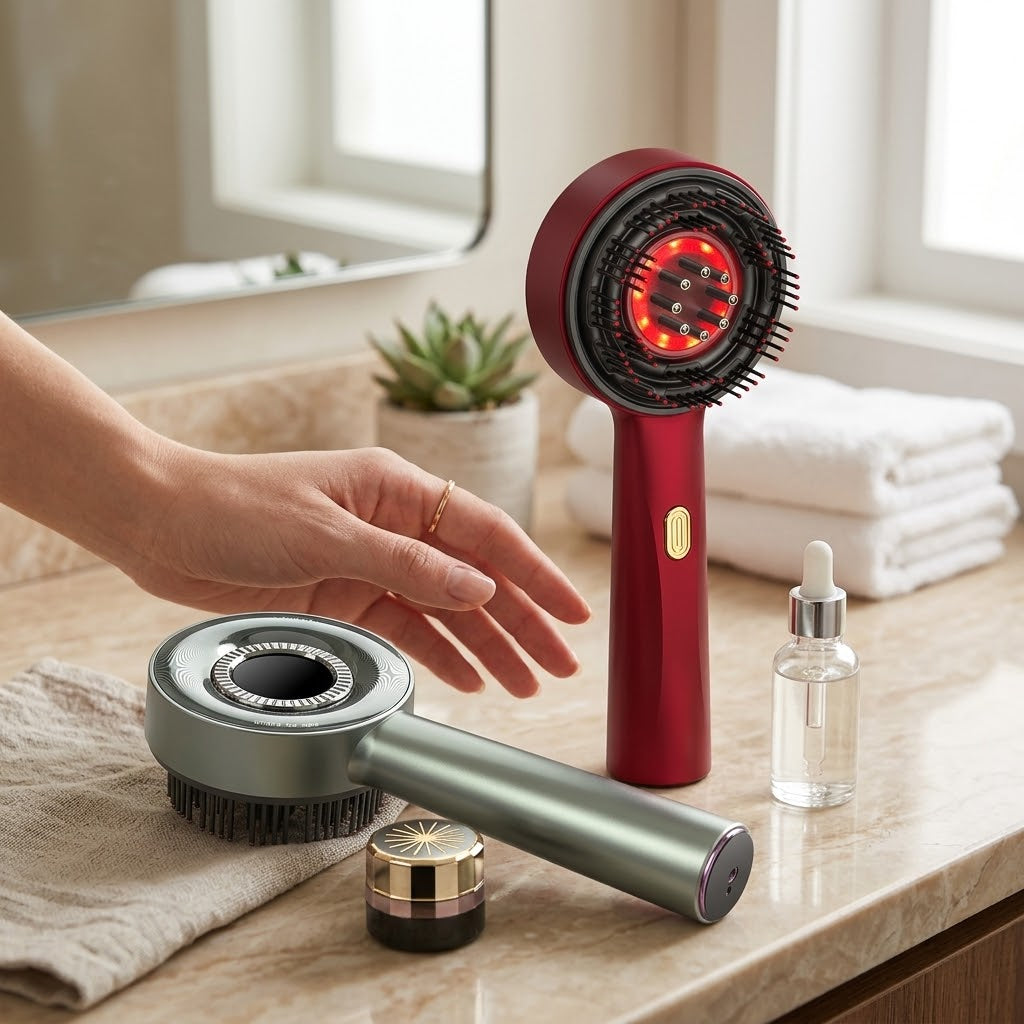 Red Light Therapy Comb, Electric Scalp Massager Comb