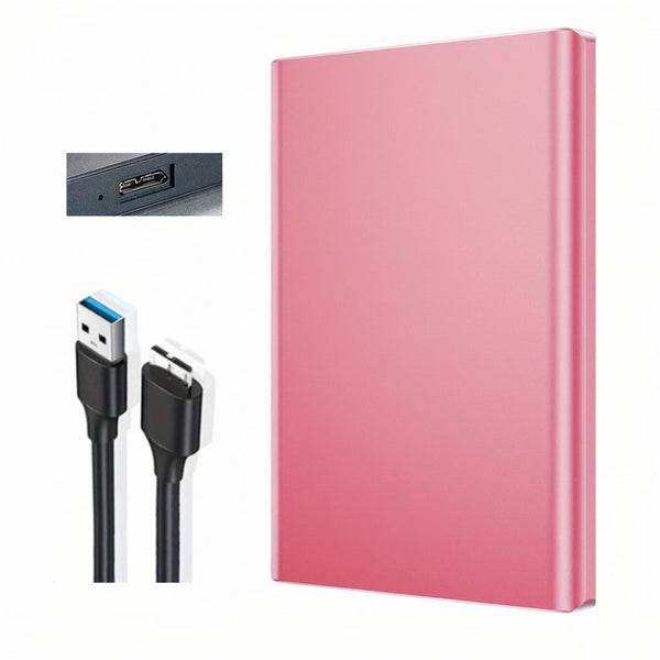 Slim Portable Hard Drive 320GB to 1TB, USB Laptop External Storage in 4 Colors
