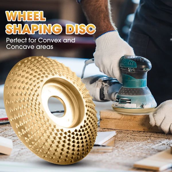 Wood Carving Disc, Tungsten Carbide Grinding Disc for Angle Grinder Wood Shaping & Trimming