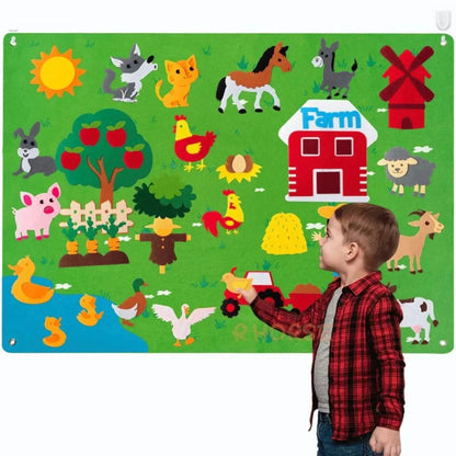 WonderWild Felt Board Animal Learning Fun