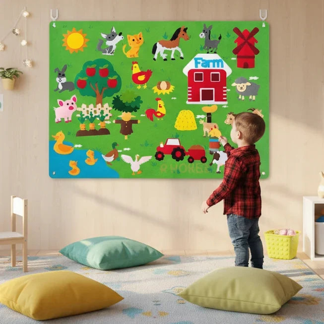 WonderWild Felt Board Animal Learning Fun - image 1