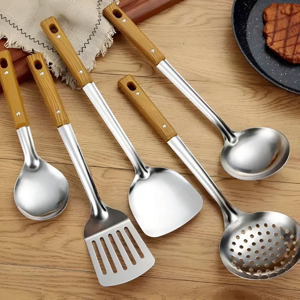 LUXURY STAINLESS STEEL Stainless Steel Kitchen Utensil Set lifestyle image 3