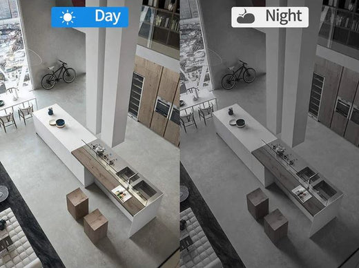 Mini WiFi Security Camera, 2 Pack Wireless Night Vision Cameras with Motion Alerts for Home & Pets