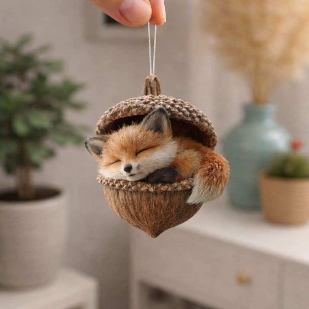 FORESTDREAM Cute Sleeping Forest Friends Figurine