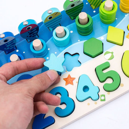 MINDGROW Wooden Learning Board