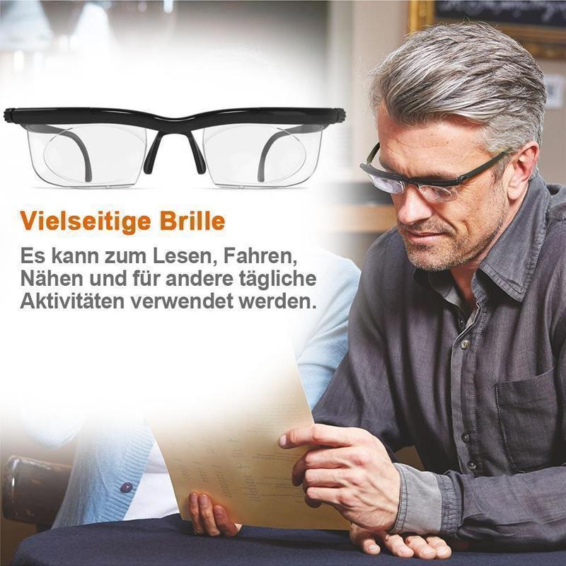 Adjustable Focus Reading Glasses, Unisex, Zoom Lens