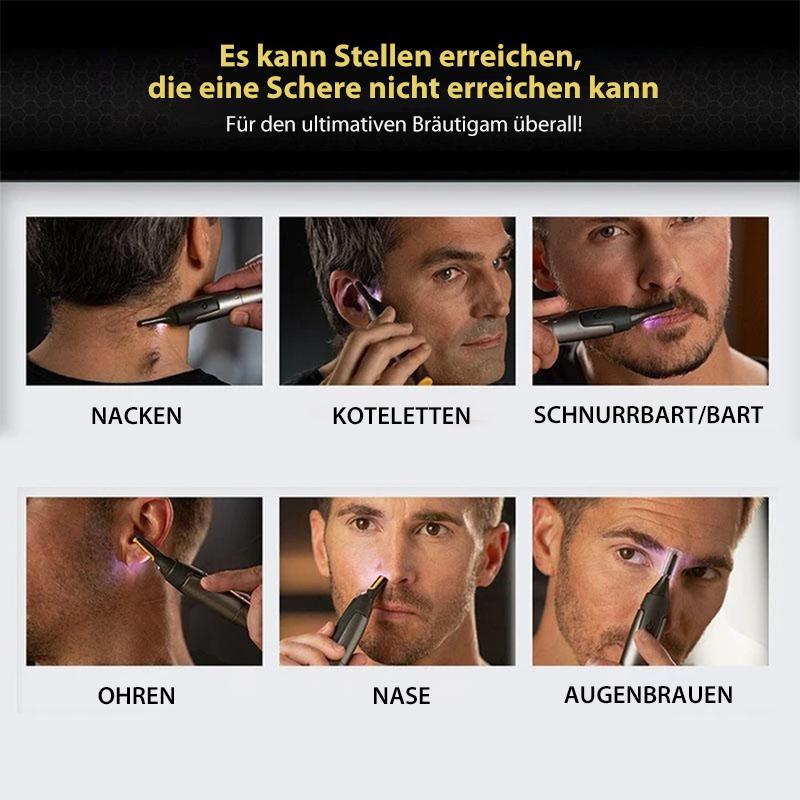 Ultra-Thin Precision Trimmer with LED Light, Titanium