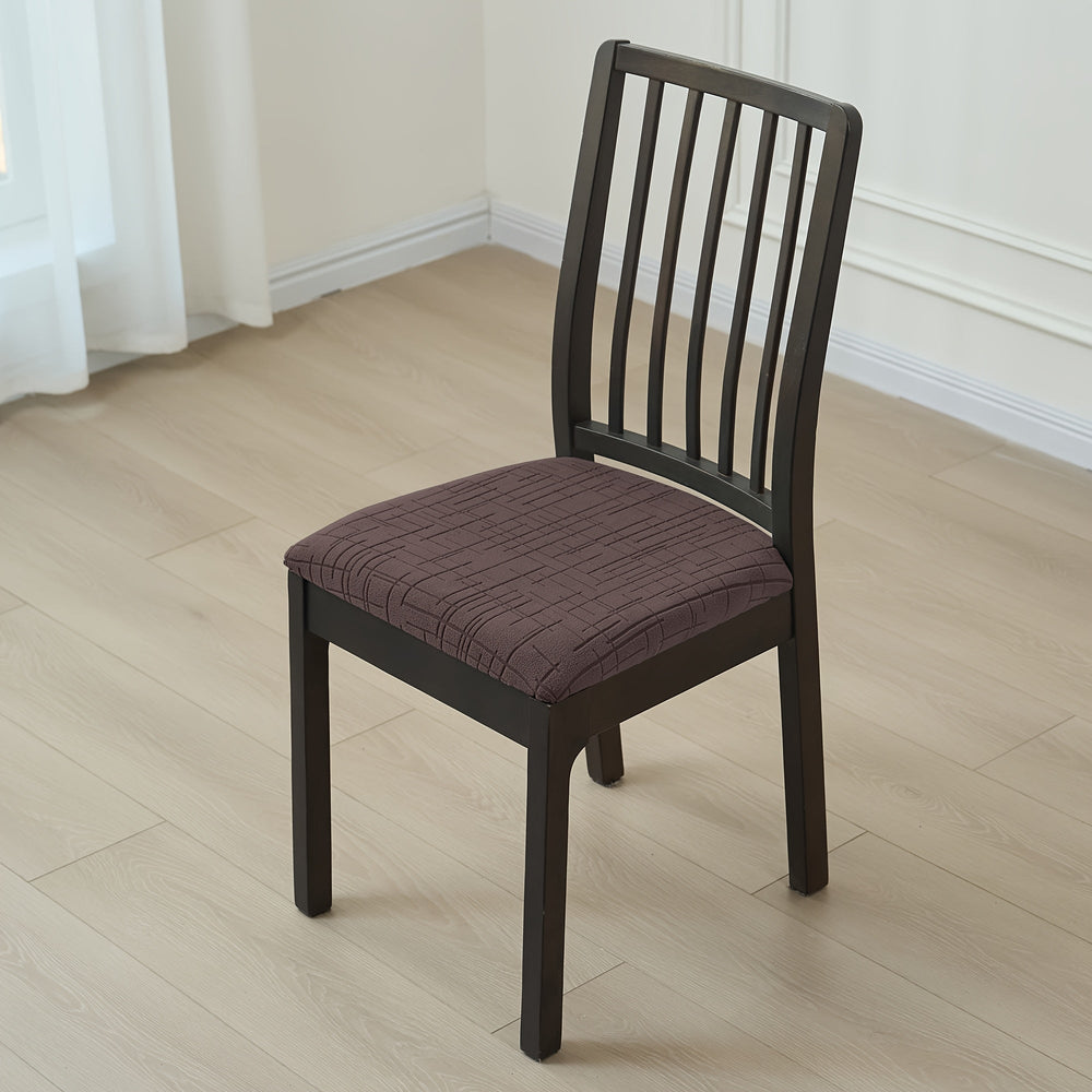 Dining Chair Covers, Stretch Slipcovers Set with Cross Pattern for Dining Room, Hotel & Events