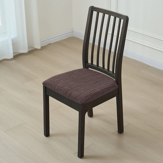 Dining Chair Covers, Stretch Slipcovers Set with Cross Pattern for Dining Room, Hotel & Events