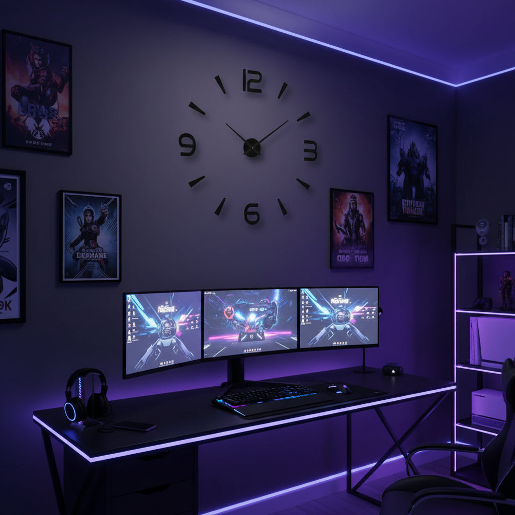 TIMEDEPTH Acrylic Wall Clock Room lifestyle image 3