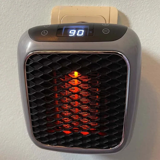 Portable Space Heater, Fast Heating Electric Room Heater with Timer & Tip-Over Protection