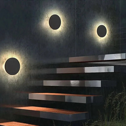 BRILORA Minimalist LED Outdoor Wall Light