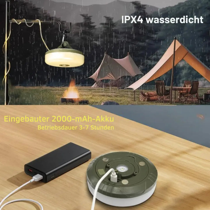 Camping Lantern with 10m RGB String Lights