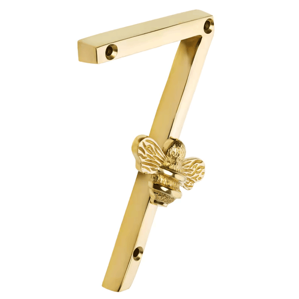 House Number Sign, Bee Design Address Numbers for Front Door, Garden Gate & Wall