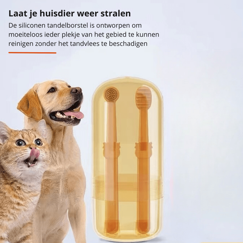 DOGGYDENT Gentle Silicone Toothbrush for Dogs & Cats - image 3