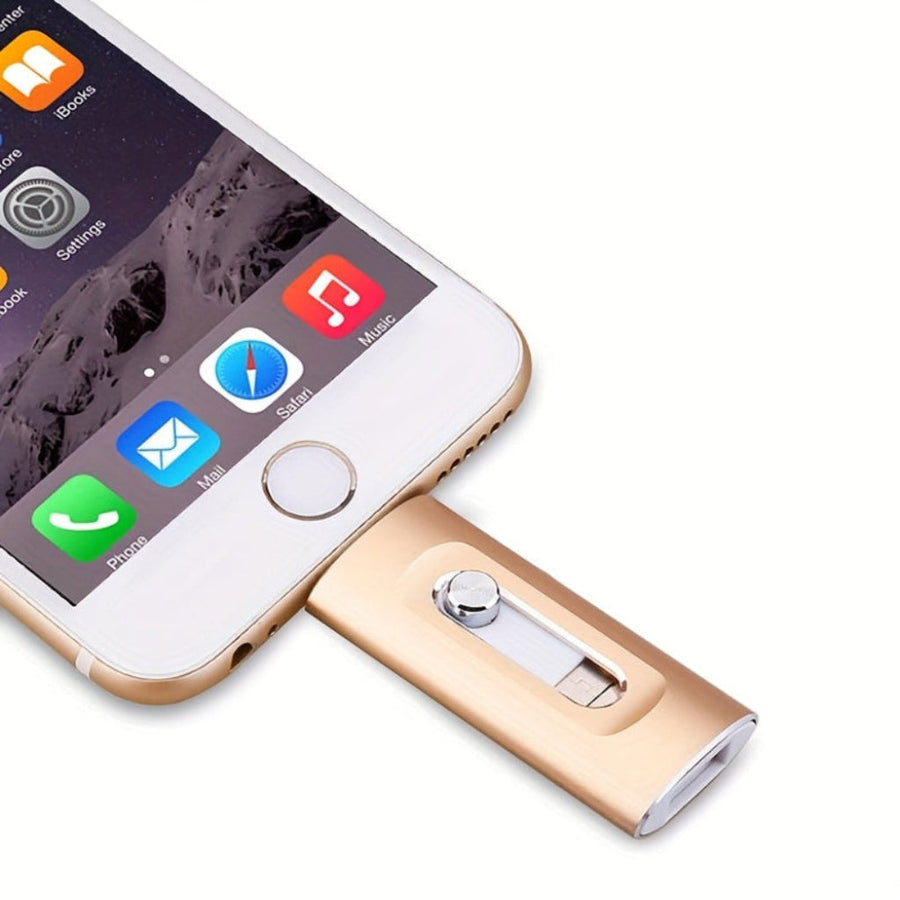 USB 3.0 Flash Drive 128GB & 256GB, Metal Portable Storage for Phone & Computer