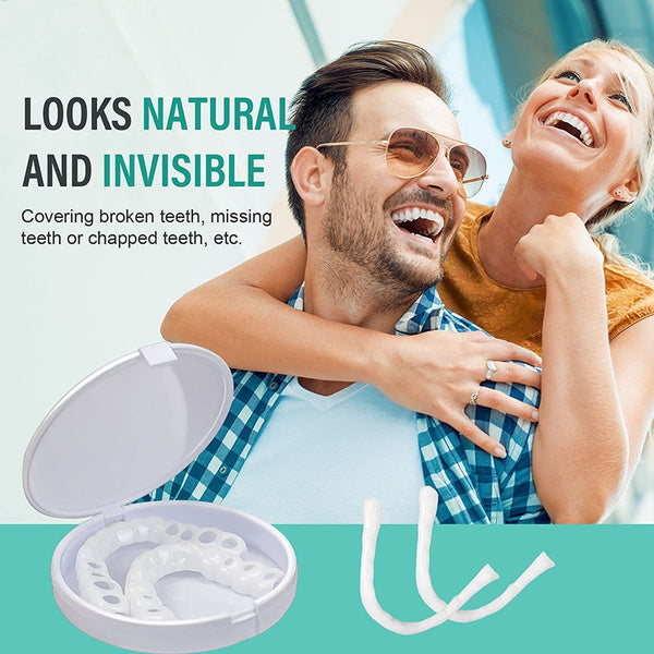 Snap-On Instant Veneers for Upper and Lower Teeth