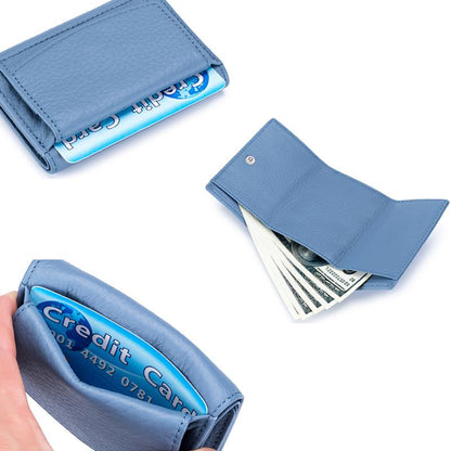 Handmade RFID-Blocking Soft Leather Wallet