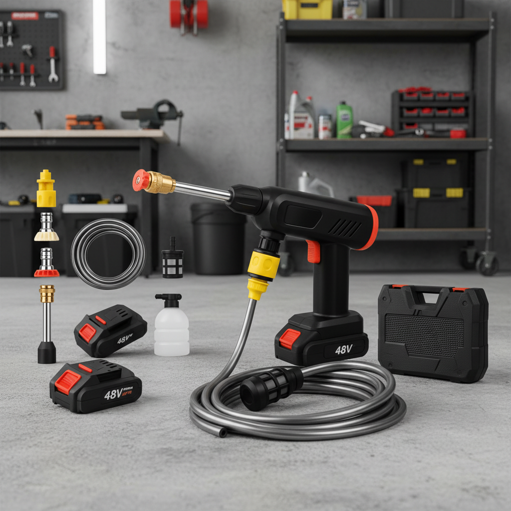 Cordless Power Washer Portable Pressure lifestyle 1