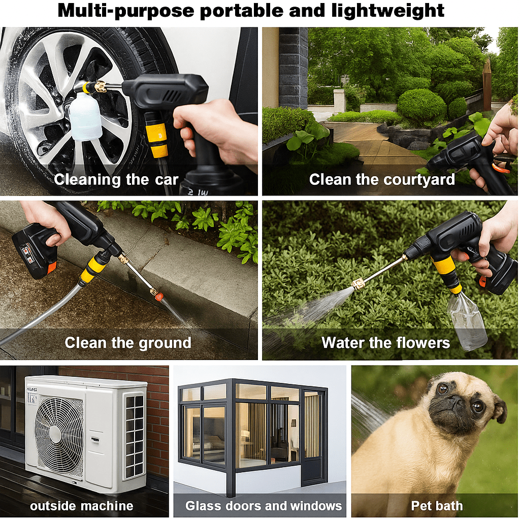 Cordless Power Washer Portable Pressure lifestyle 3
