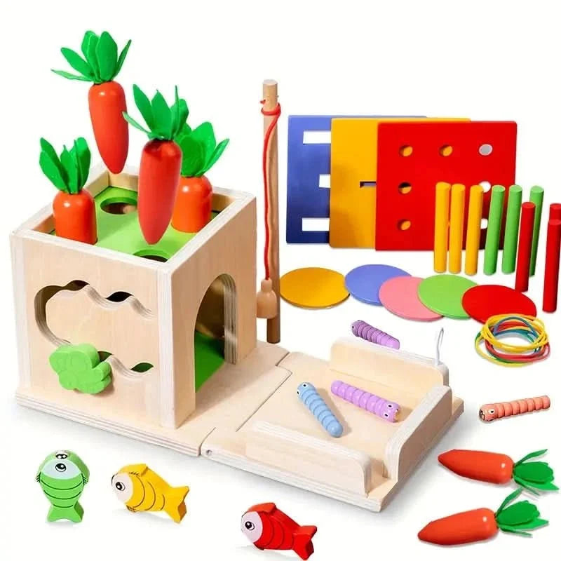 TinyTrail PlayCube 8-in-1 Montessori Play Box