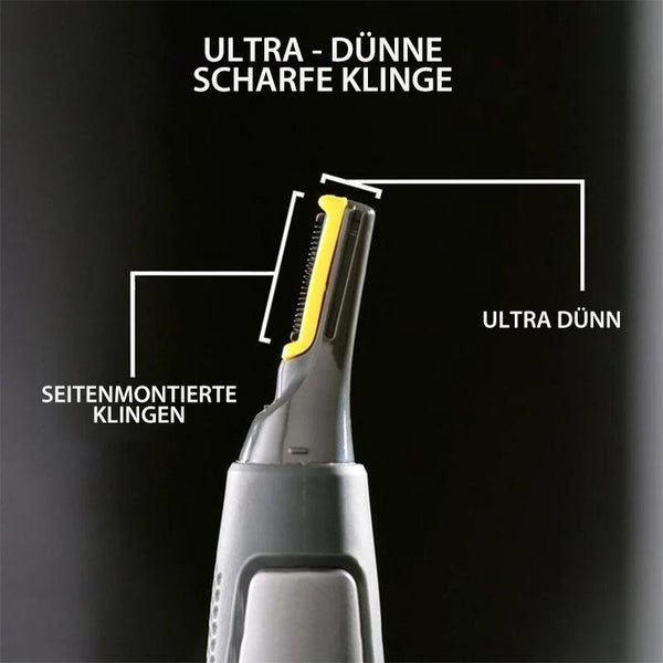 Nose Hair Trimmer, Ultra Thin Precision Trimmer with LED Light for Nose, Ears & Eyebrows