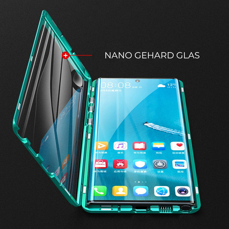 Magnetic Phone Case with Tempered Glass for Samsung Galaxy S20-S23 & Note